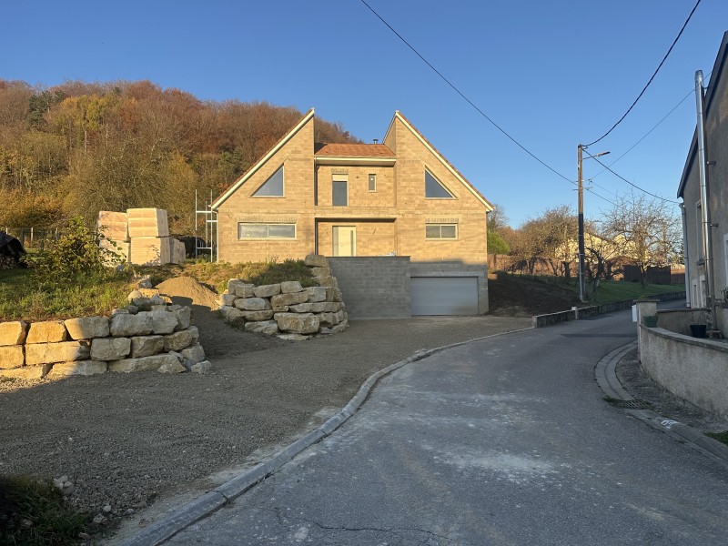Construction d'une maison contemporaine à Choloy-Menillot proche de Toul (54)
