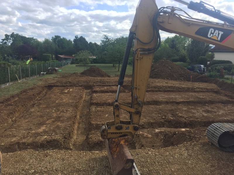 Fouilles maison individuelle Villey-Saint-Etienne