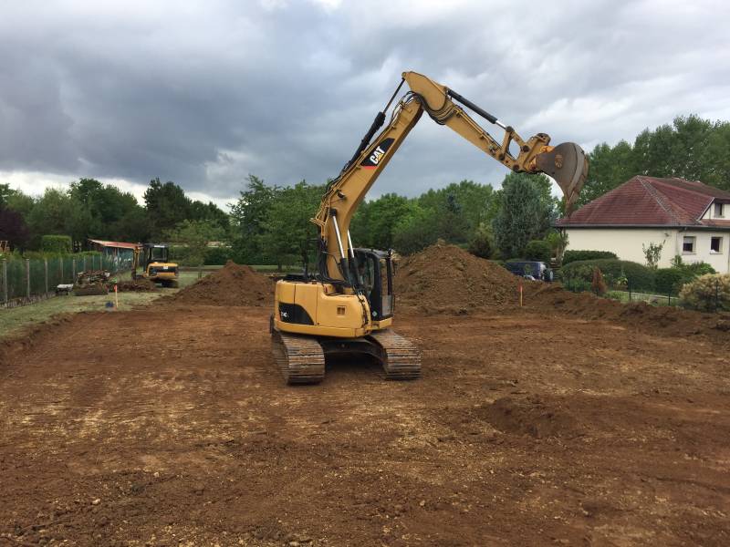 Terrassement construction neuve