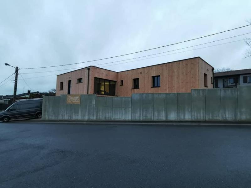 Façade maison ossature bois Neuves-Maisons