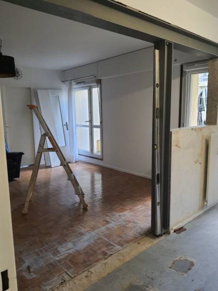 Ouverture d'un mur porteur dans un appartement à Villers-lès-Nancy