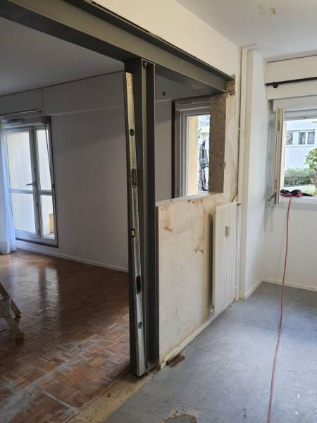 Ouverture d'un mur porteur dans un appartement à Villers-lès-Nancy