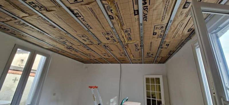 Réfection d'étanchéité et plafond suite à dégâts des eaux à Liverdun